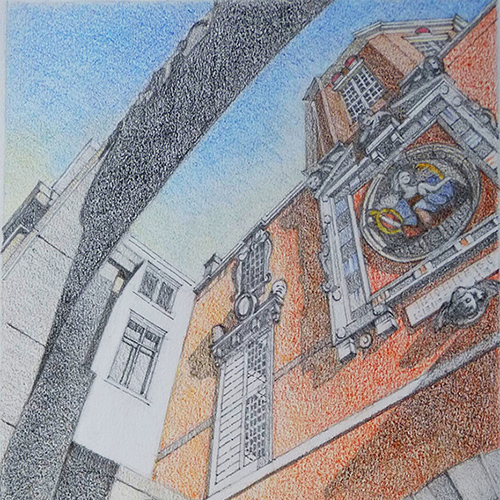 Groothoofdspoort, Dordrecht, Tekening