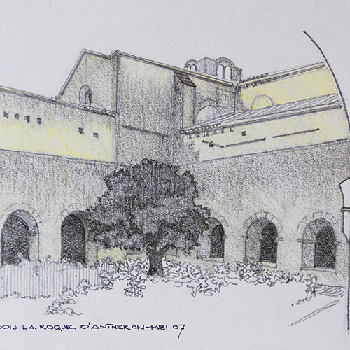 Provence, Frankrijk, Tekening