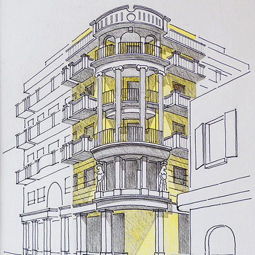 Zakynthos, Griekenland, Tekening