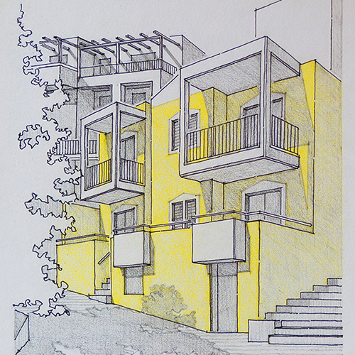 Zakynthos, Griekenland, Tekening